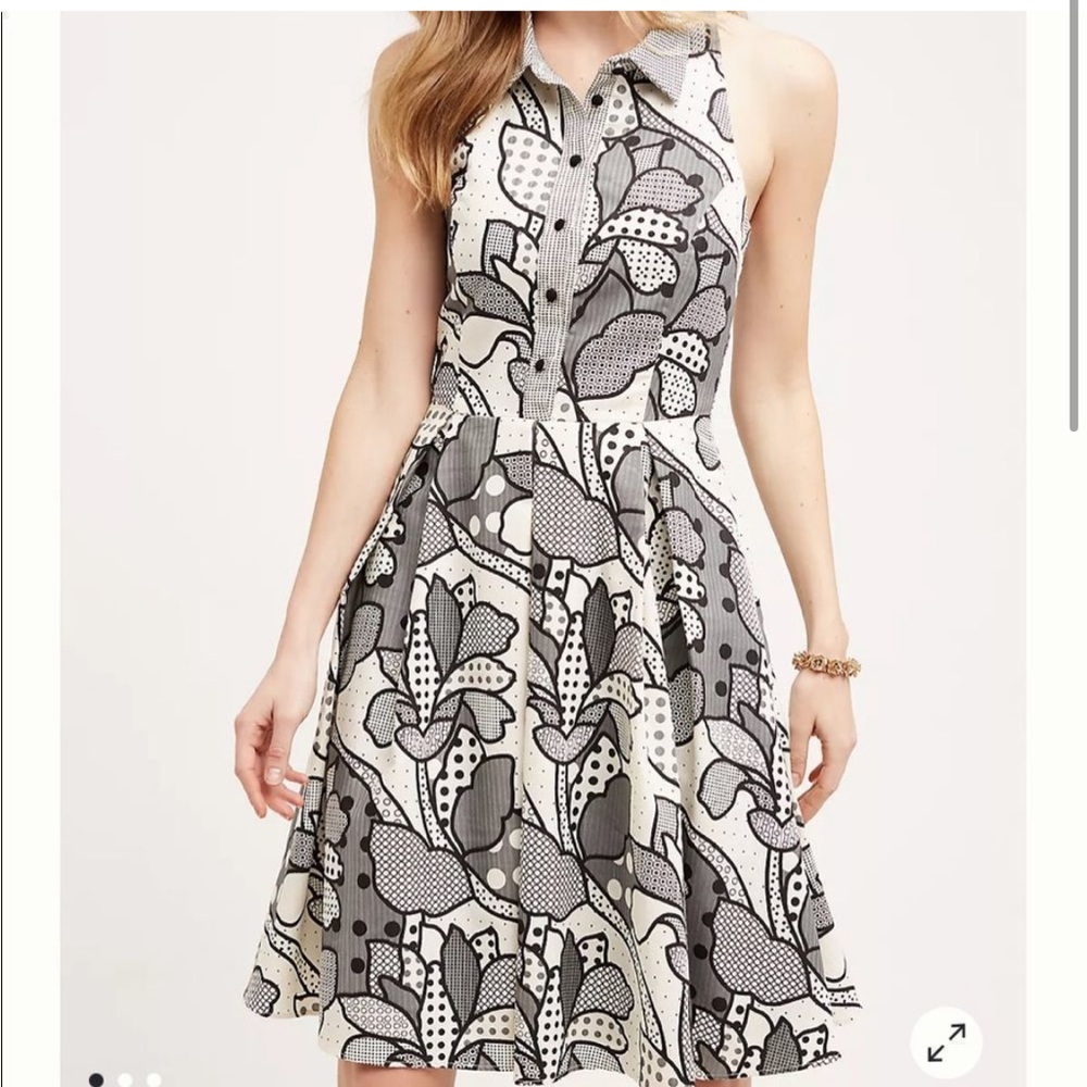 Anthropologie Halter Dress